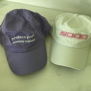 Purple & white hat :)